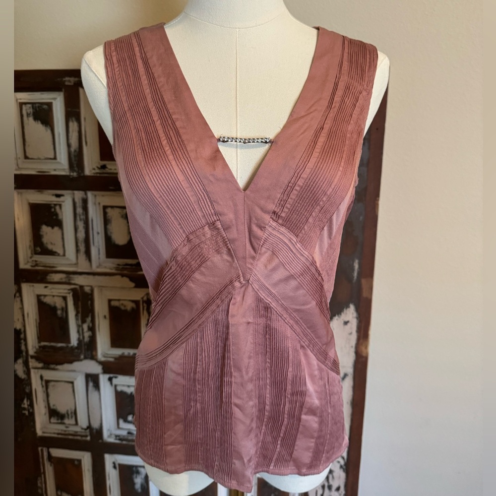 Ted Baker London Pink Sleeveless Wrap Blouse